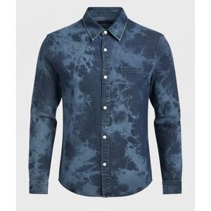 Mode of One Mens Relaxed Fit Denim Shirt in Tribeca Long sleeve new  L